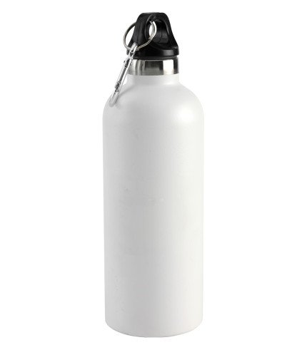 Water Bottle, Double Wall - White