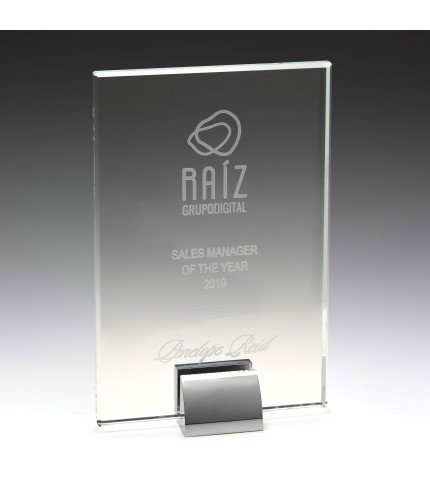 Glass & Metal Plaque - 3 Sizes