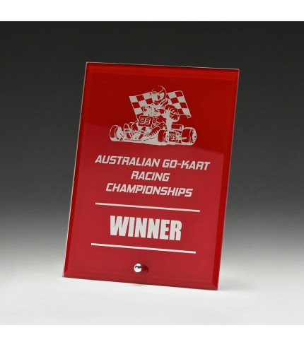 Distinct Corp - Craft Plaque Red 150mm