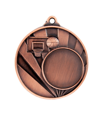 EVA Medal - Basket Insert 50mm G/S/B