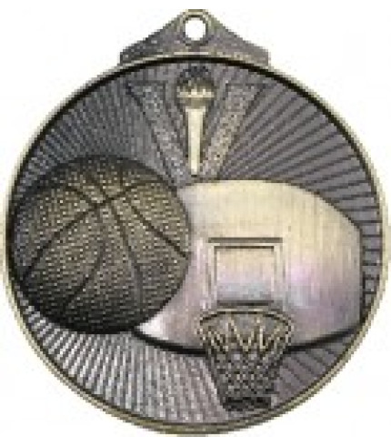 Basketball Medal - 52mm G/S/B