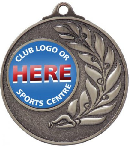 Antique Eco Wreath Generic Medal - 50mm