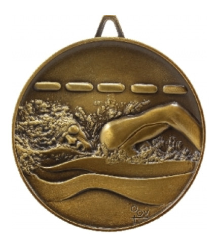 Delux Heavyweight 3D Medal - Swimming