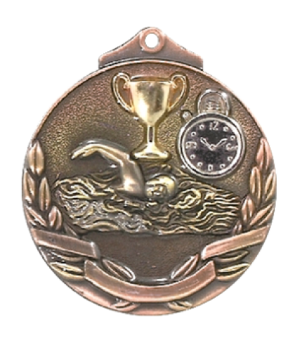 Two-Toned Series Medal - Swimming