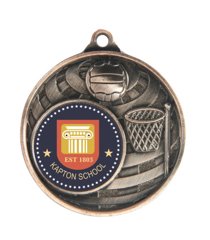 EVA Medal - Netball Global 50mm G/S/B