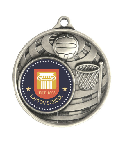 EVA Medal - Netball Global 50mm G/S/B