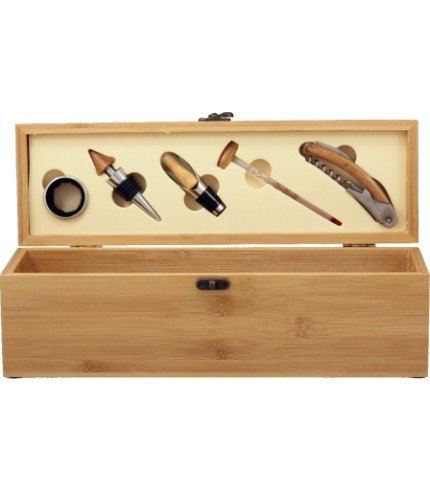 Wine and Tools Gift Box - Bamboo