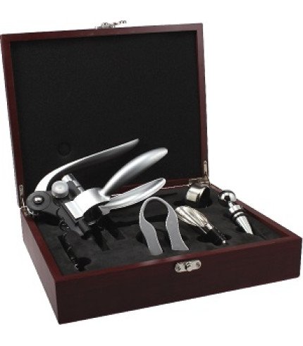 Wine Tools in Wooden Gift Box (L)