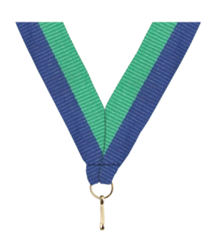 Medal Ribbon - Blue/Green