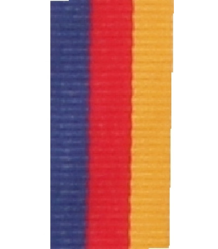 Medal Ribbon - Blue/Red/Yellow