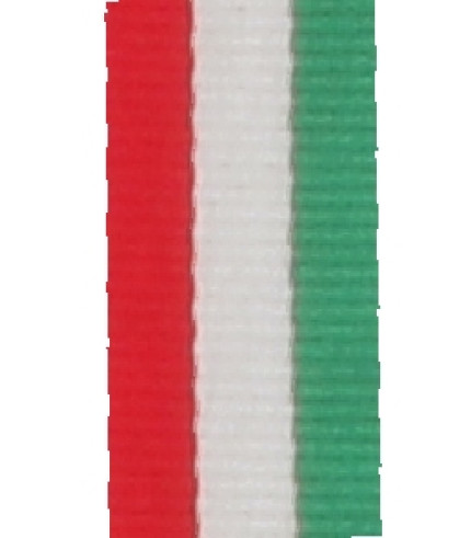 Medal Ribbon - Red/White/Green