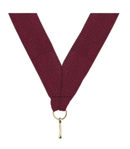 Medal Ribbon - Maroon