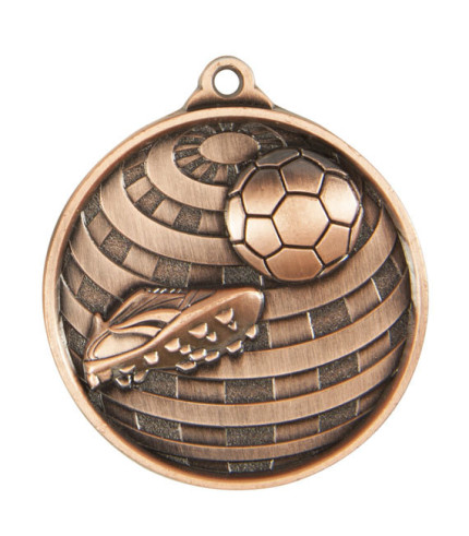 EVA Medal - Football Cyclone 50mm G/S/B